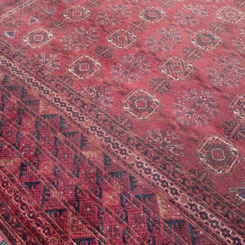 Old Afghan Kunduz Rug c. 1980