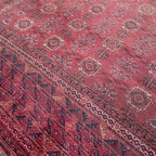 Old Afghan Kunduz Rug c. 1980
