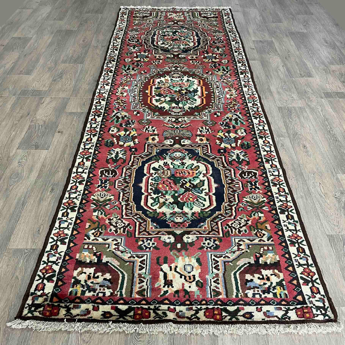 Vintage Persian Bakhtiyar Runner c. 1970