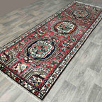 Vintage Persian Bakhtiyar Runner c. 1970