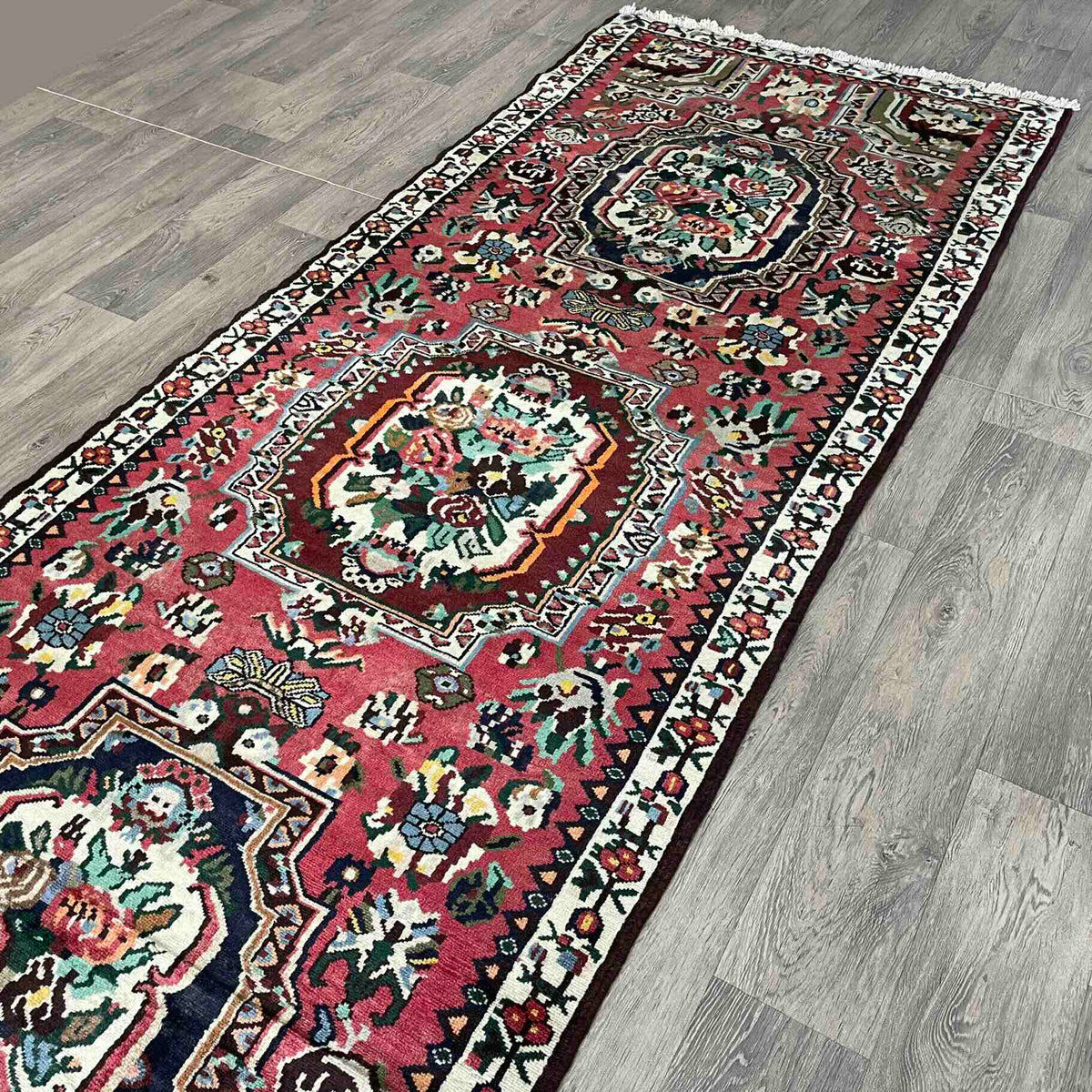Vintage Persian Bakhtiyar Runner c. 1970