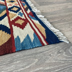 206 x 148 cm | Persian Qashqai Kilim Rug - Khorasan Rugs