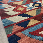 206 x 148 cm | Persian Qashqai Kilim Rug - Khorasan Rugs