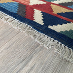 206 x 148 cm | Persian Qashqai Kilim Rug - Khorasan Rugs