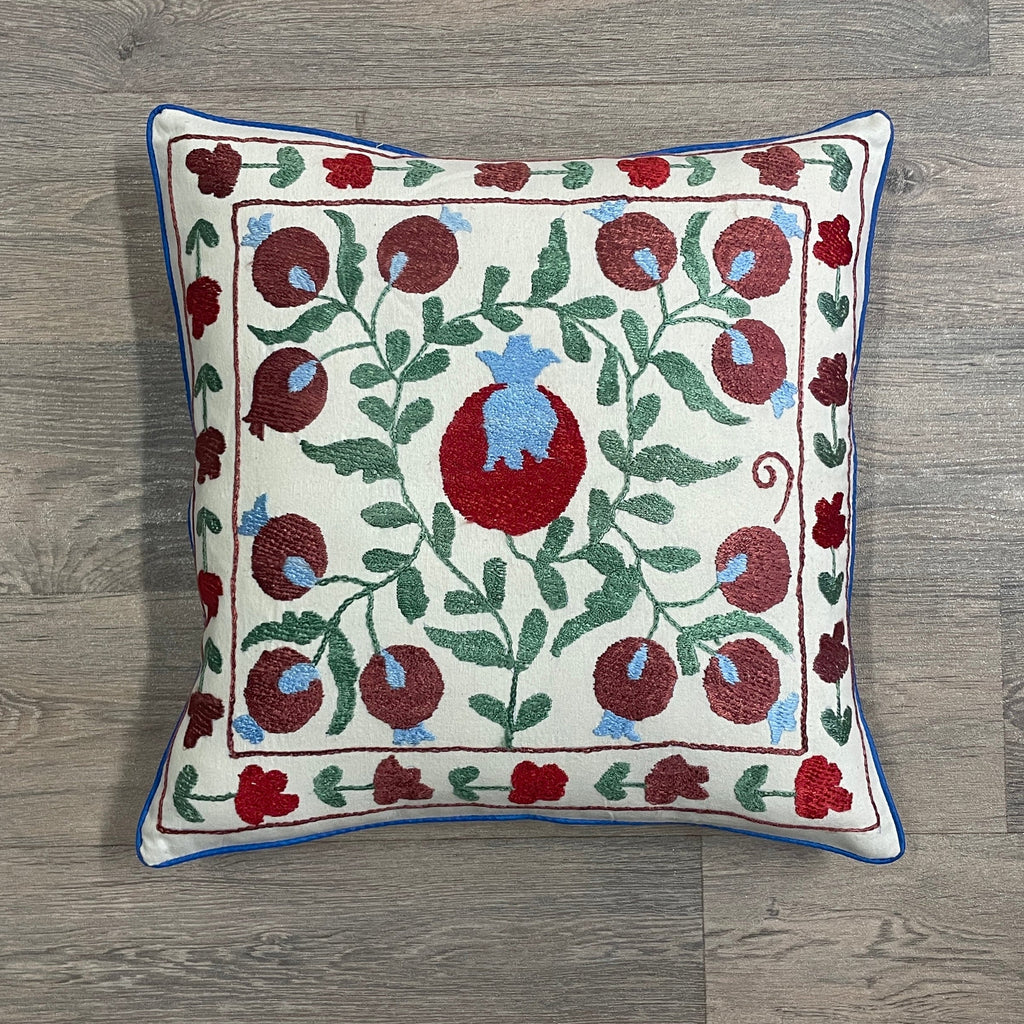 Uzbek Suzani Cushion Cover