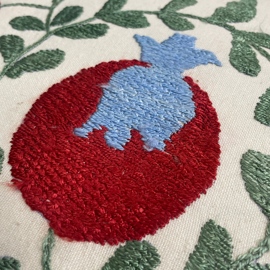 Uzbek Suzani Cushion Cover