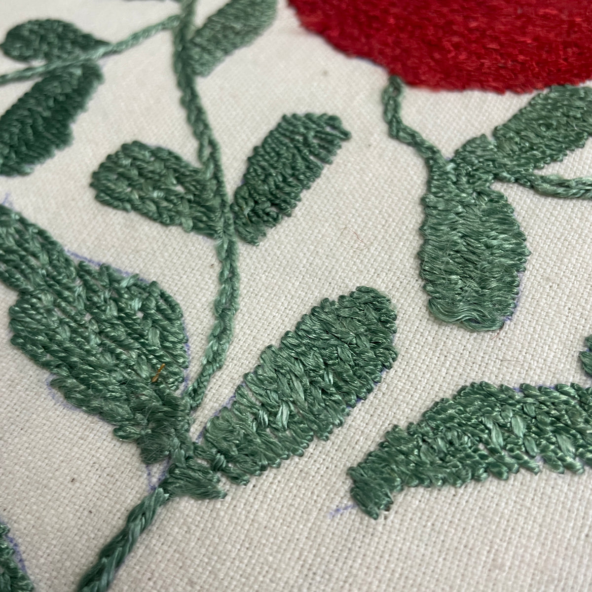 Uzbek Suzani Cushion Cover
