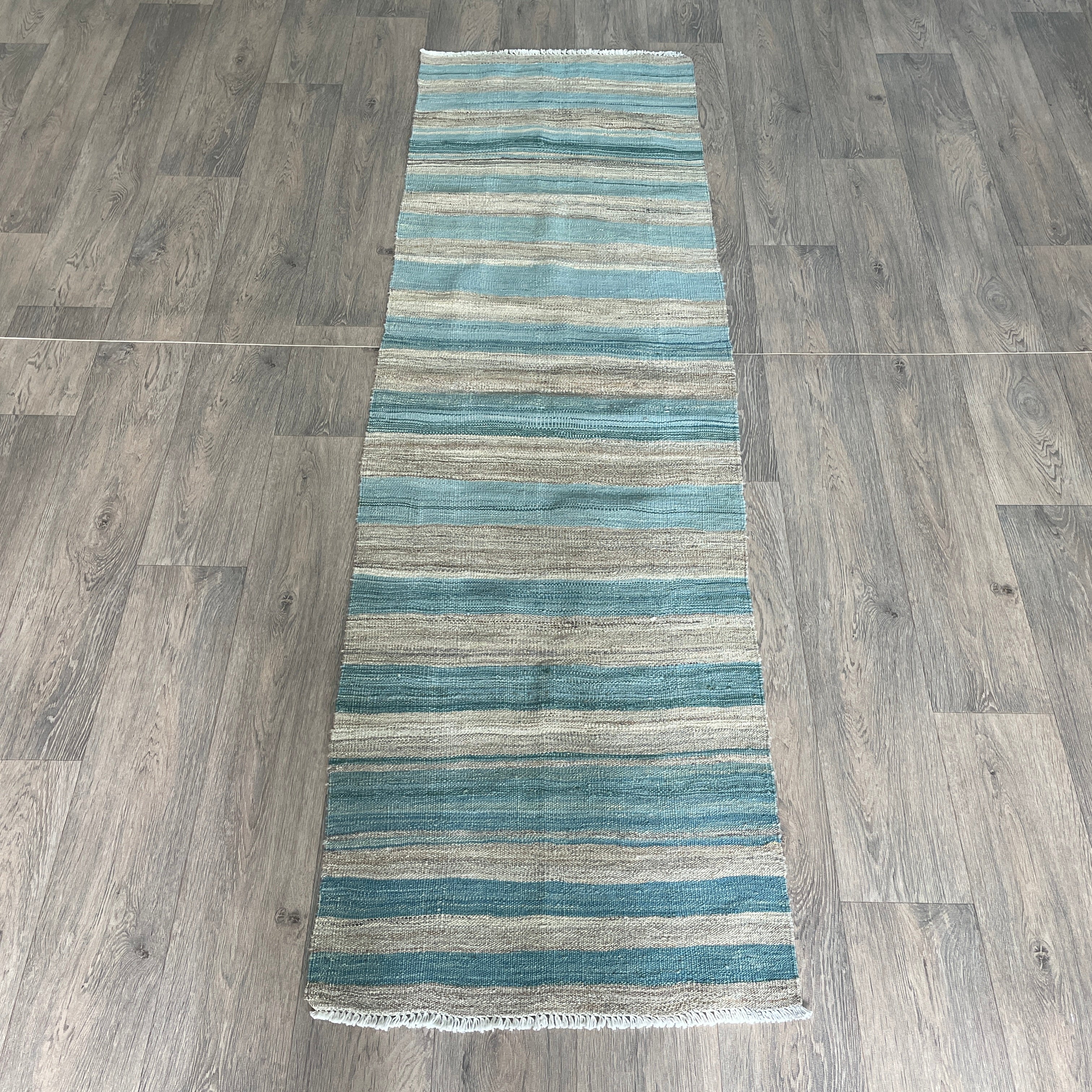 205 x 62 cm | Afghan Kilim Runner - Khorasan Rugs
