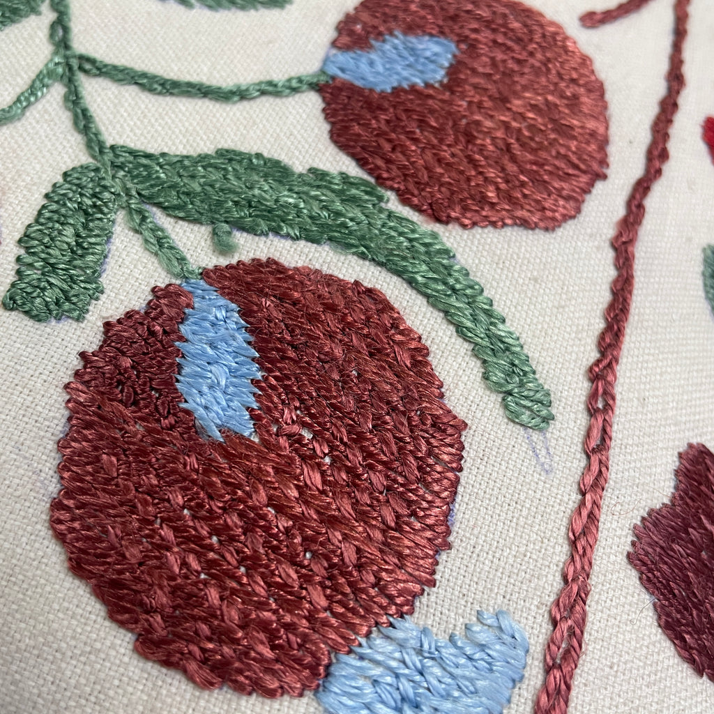 Uzbek Suzani Cushion Cover
