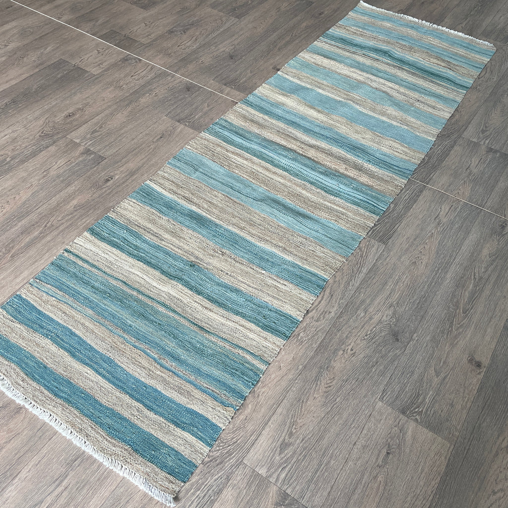 205 x 62 cm | Afghan Kilim Runner - Khorasan Rugs