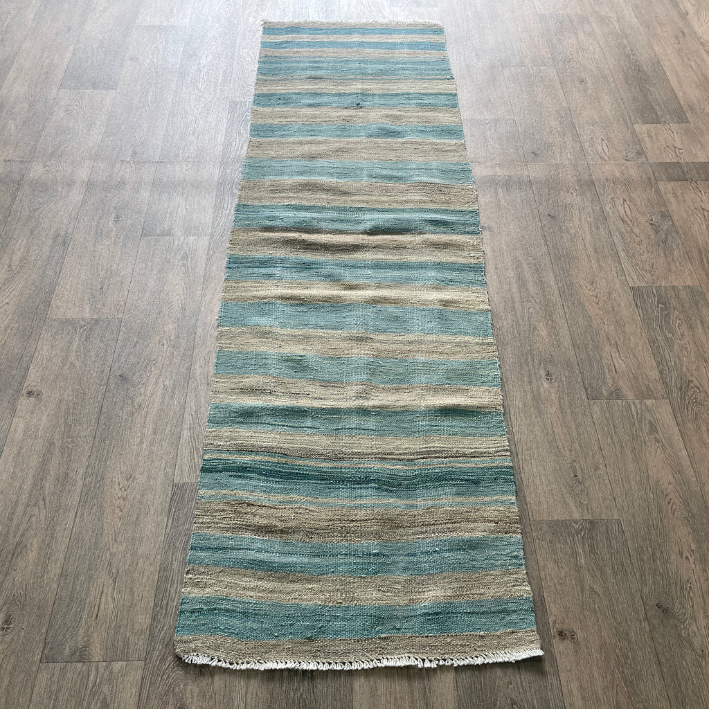 205 x 62 cm | Afghan Kilim Runner - Khorasan Rugs