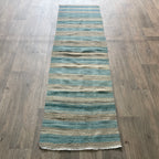 205 x 62 cm | Afghan Kilim Runner - Khorasan Rugs