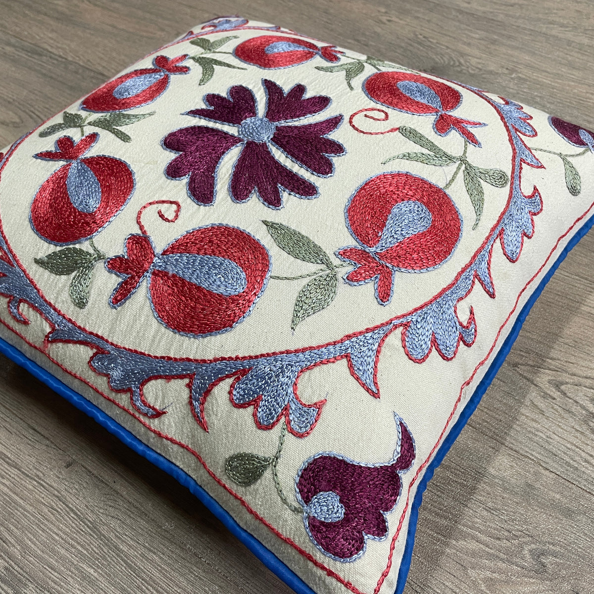 Uzbek Suzani Cushion Cover