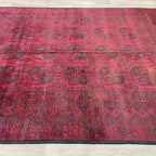 Old Afghan Aqcha Rug c. 1970
