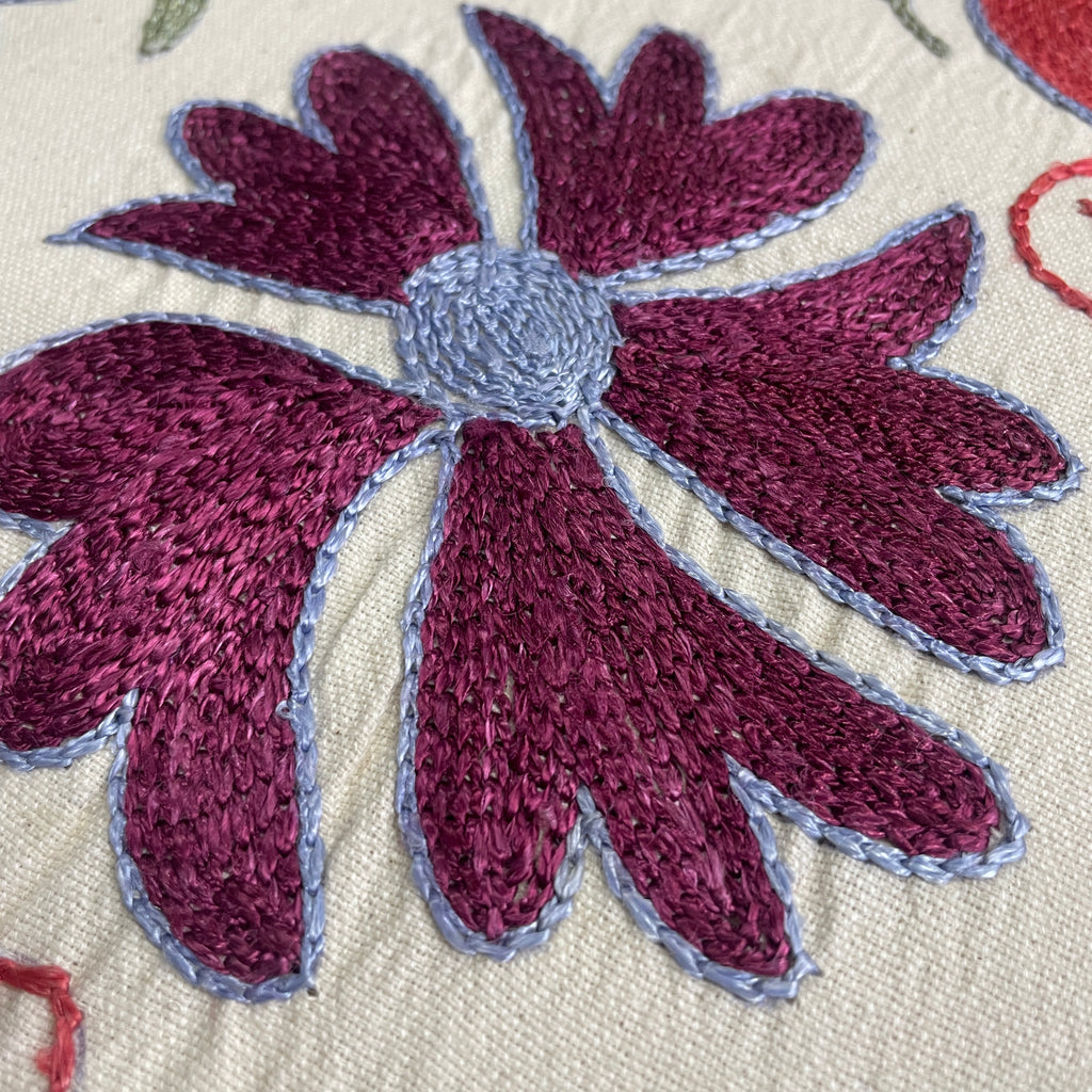 Uzbek Suzani Cushion Cover