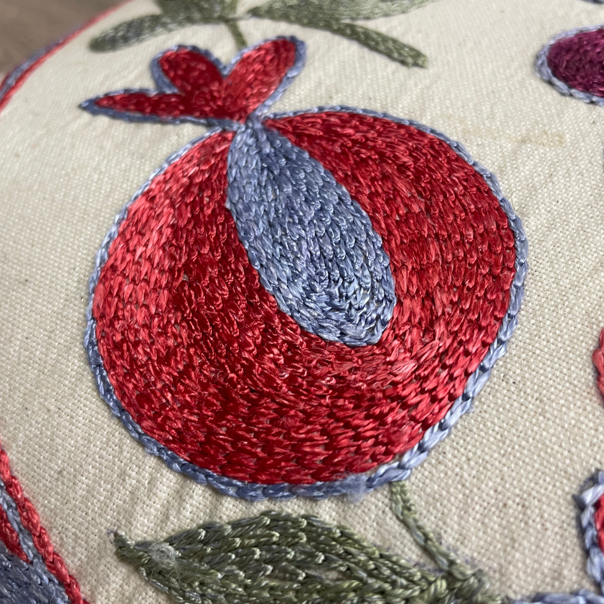 Uzbek Suzani Cushion Cover