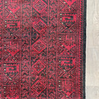 Old Afghan Aqcha Rug c. 1970