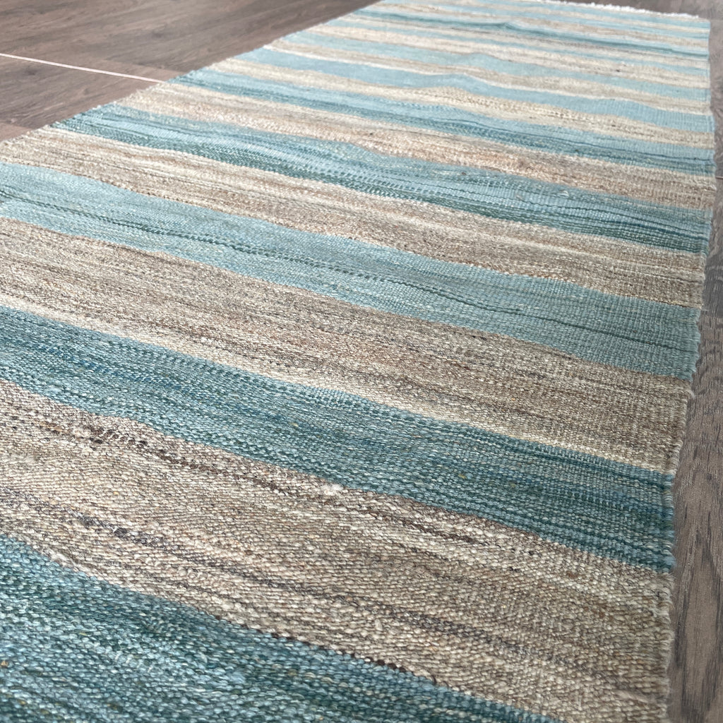 205 x 62 cm | Afghan Kilim Runner - Khorasan Rugs