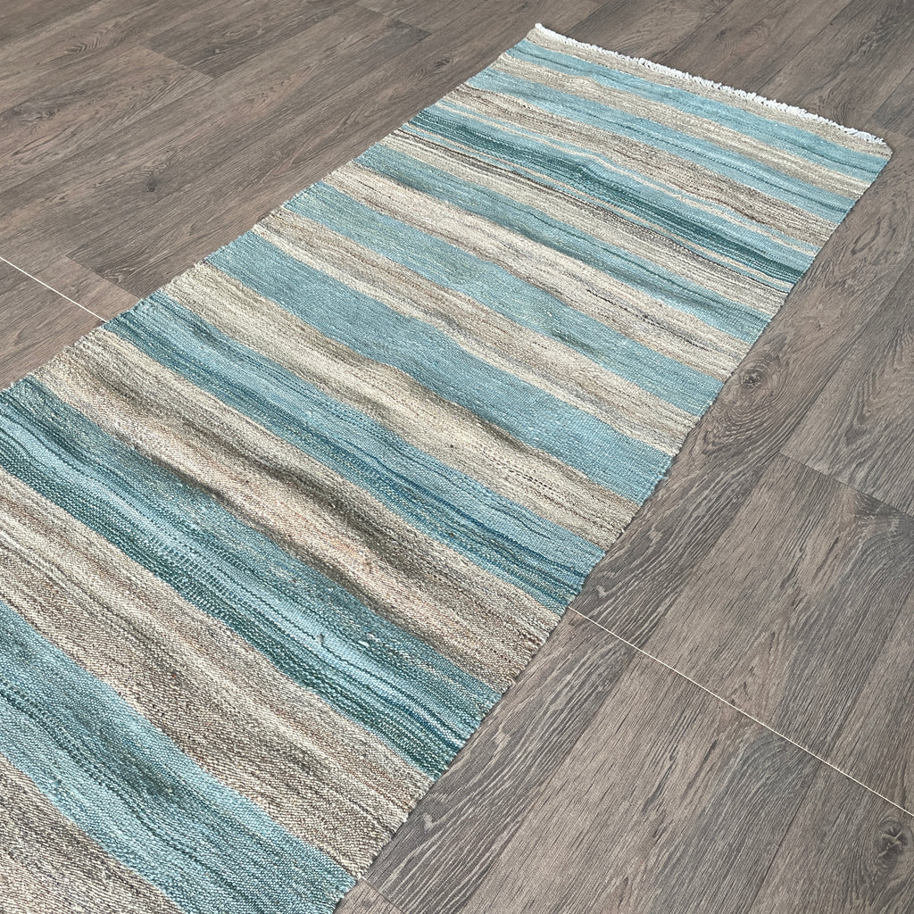 205 x 62 cm | Afghan Kilim Runner - Khorasan Rugs