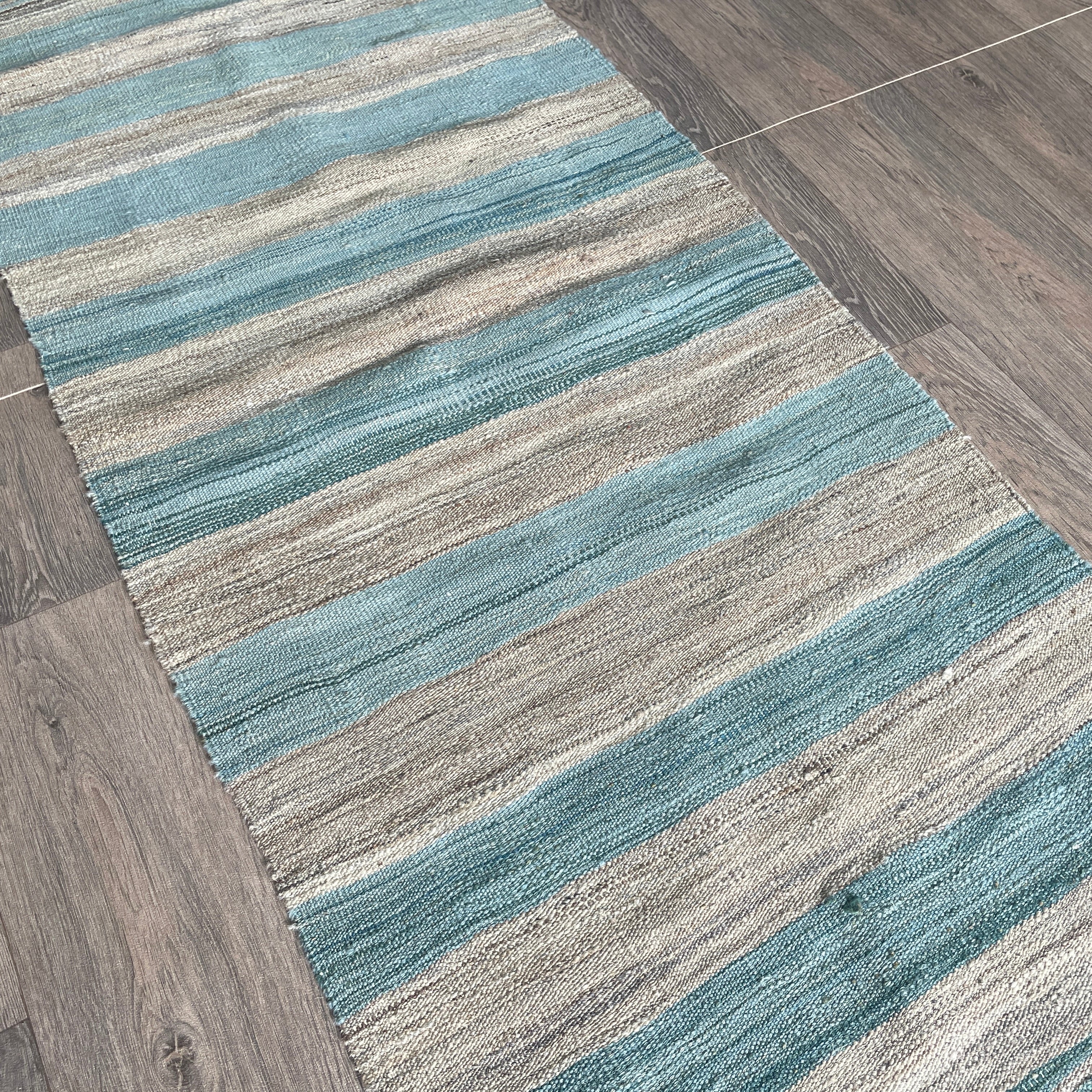 205 x 62 cm | Afghan Kilim Runner - Khorasan Rugs