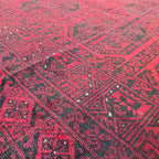 Old Afghan Aqcha Rug c. 1970