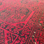 Old Afghan Aqcha Rug c. 1970