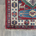 121 x 85 cm | Afghan Super Kazak Rug - Khorasan Rugs