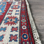 121 x 85 cm | Afghan Super Kazak Rug - Khorasan Rugs