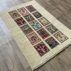 Afghan Sultanabad Rug 'Tray of Flowers'