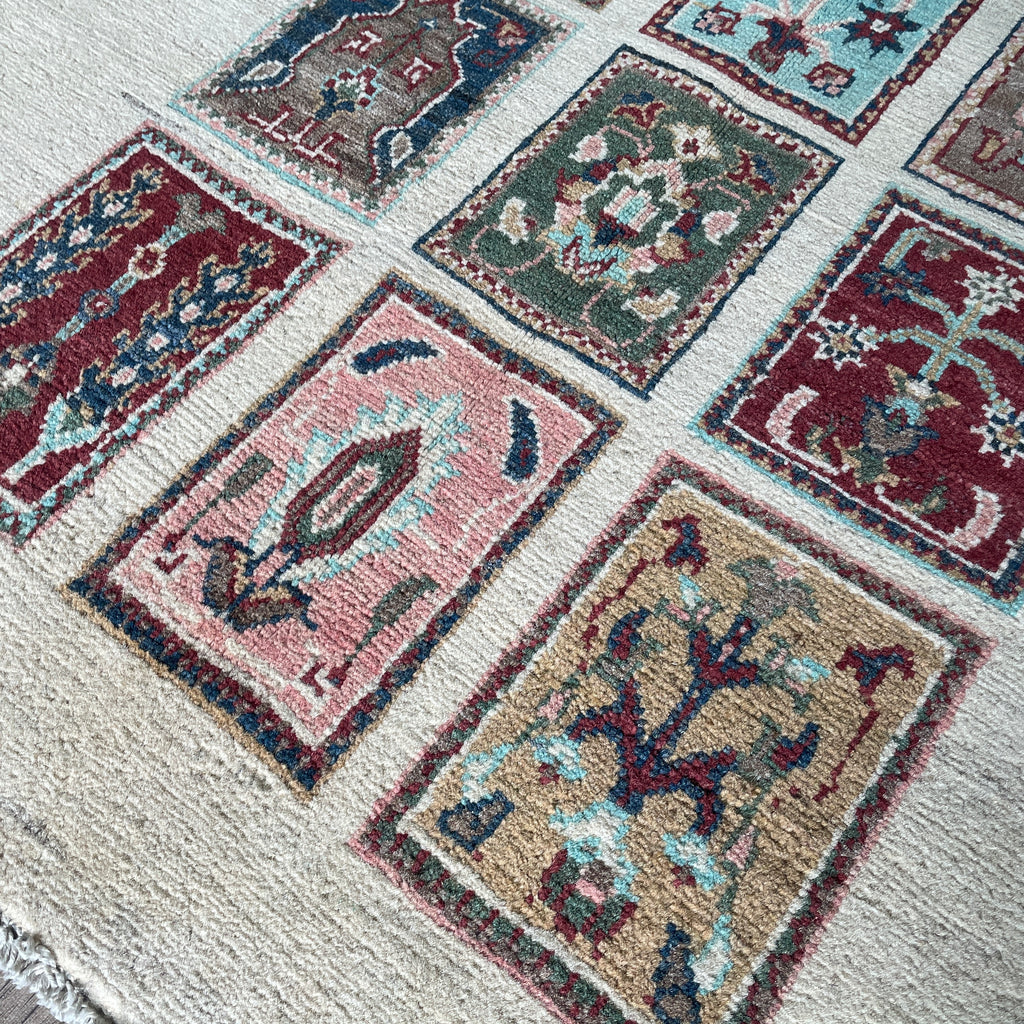 Afghan Sultanabad Rug 'Tray of Flowers'