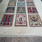 Afghan Sultanabad Rug 'Tray of Flowers'