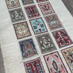 Afghan Sultanabad Rug 'Tray of Flowers'