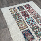 Afghan Sultanabad Rug 'Tray of Flowers'