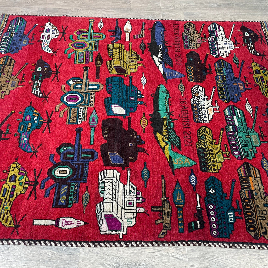 Afghan Large War Rug