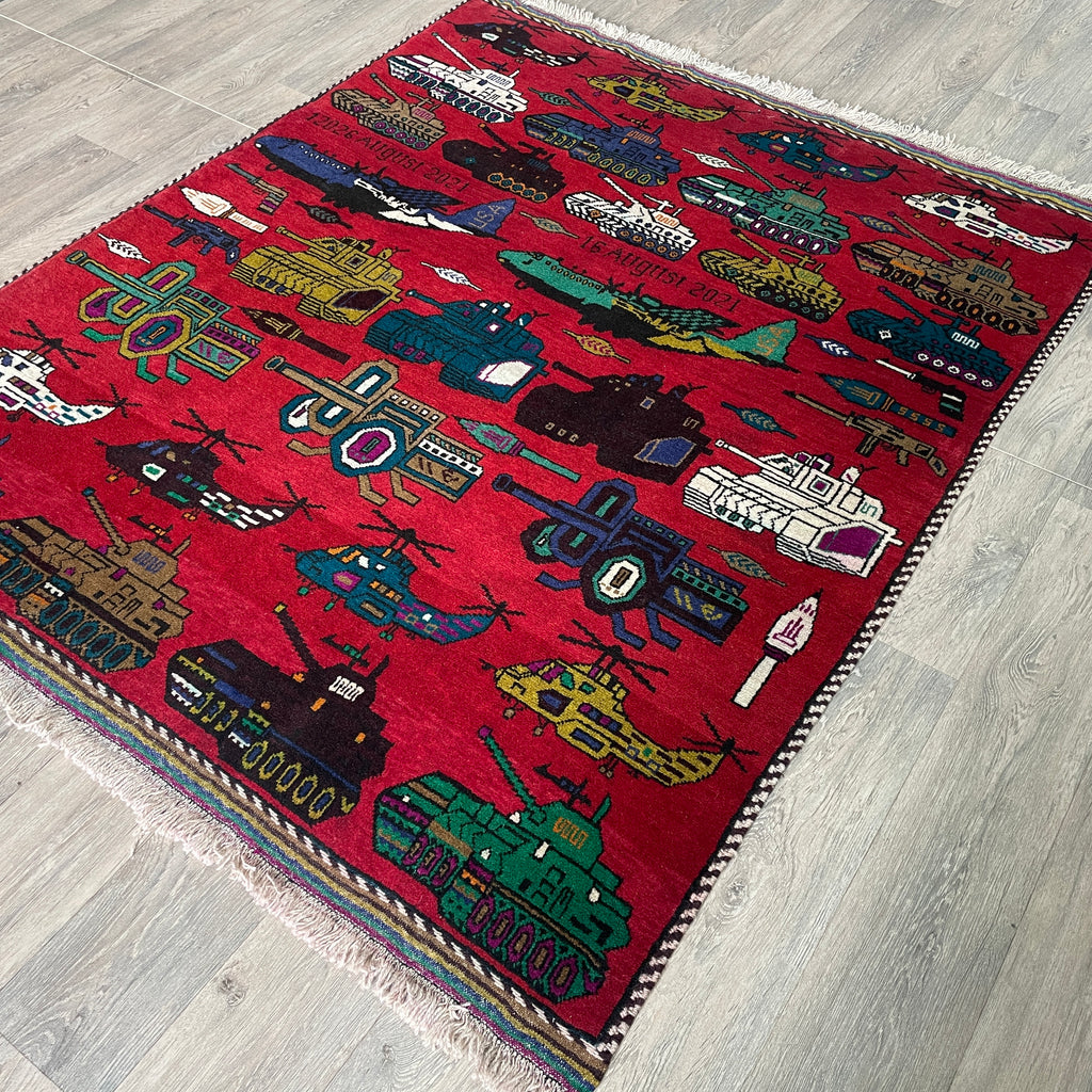 Afghan Large War Rug