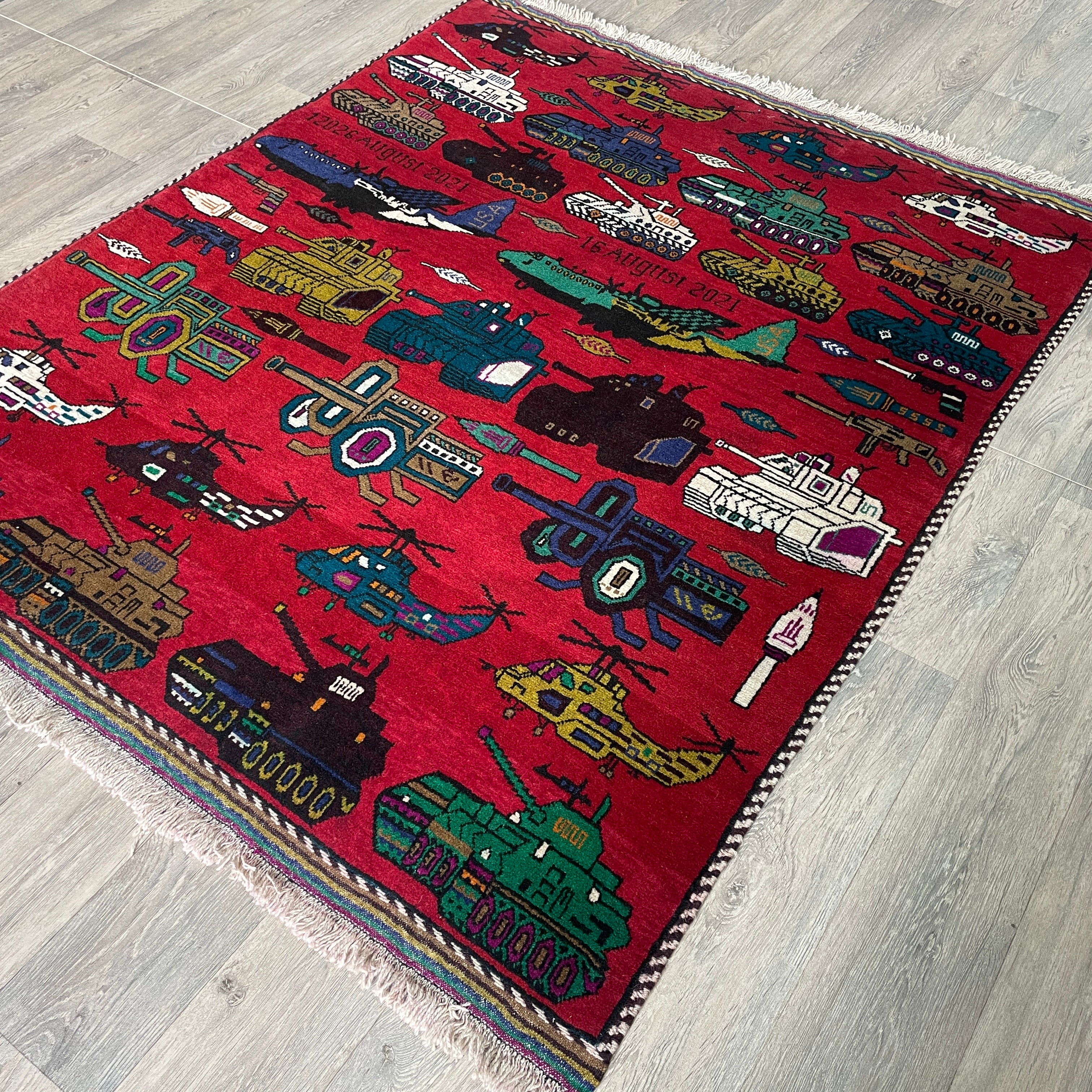 Afghan Large War Rug