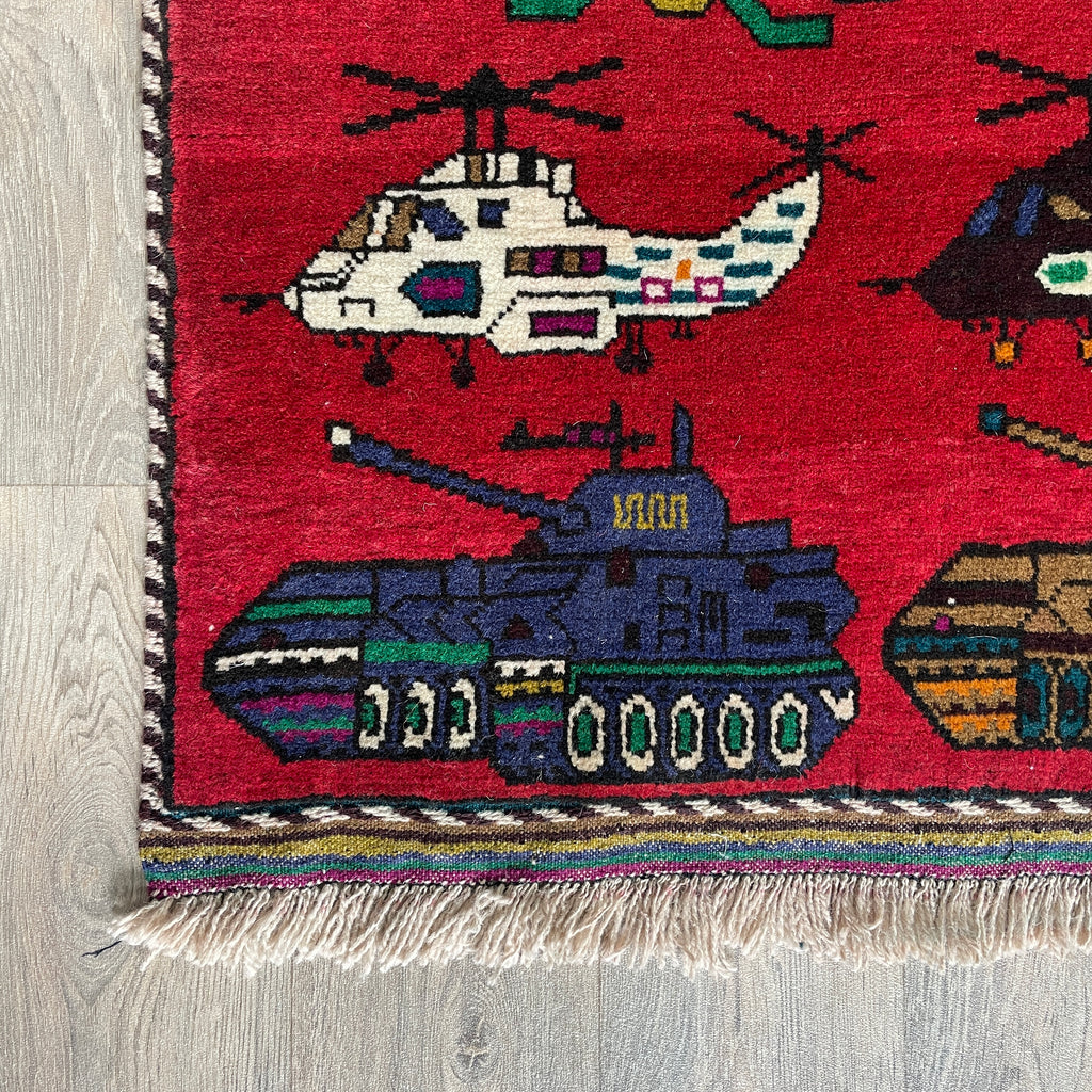 Afghan Large War Rug