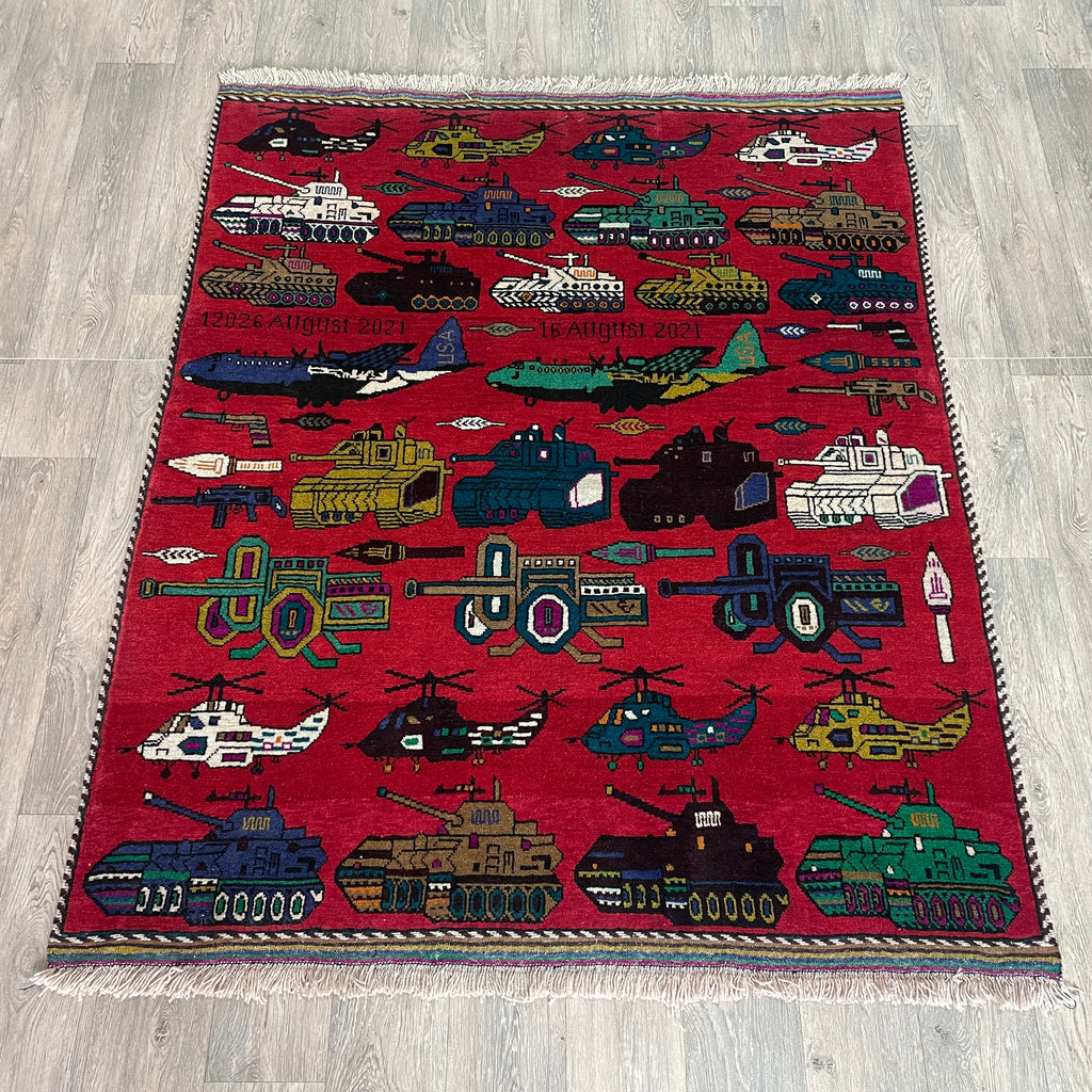 Afghan Large War Rug