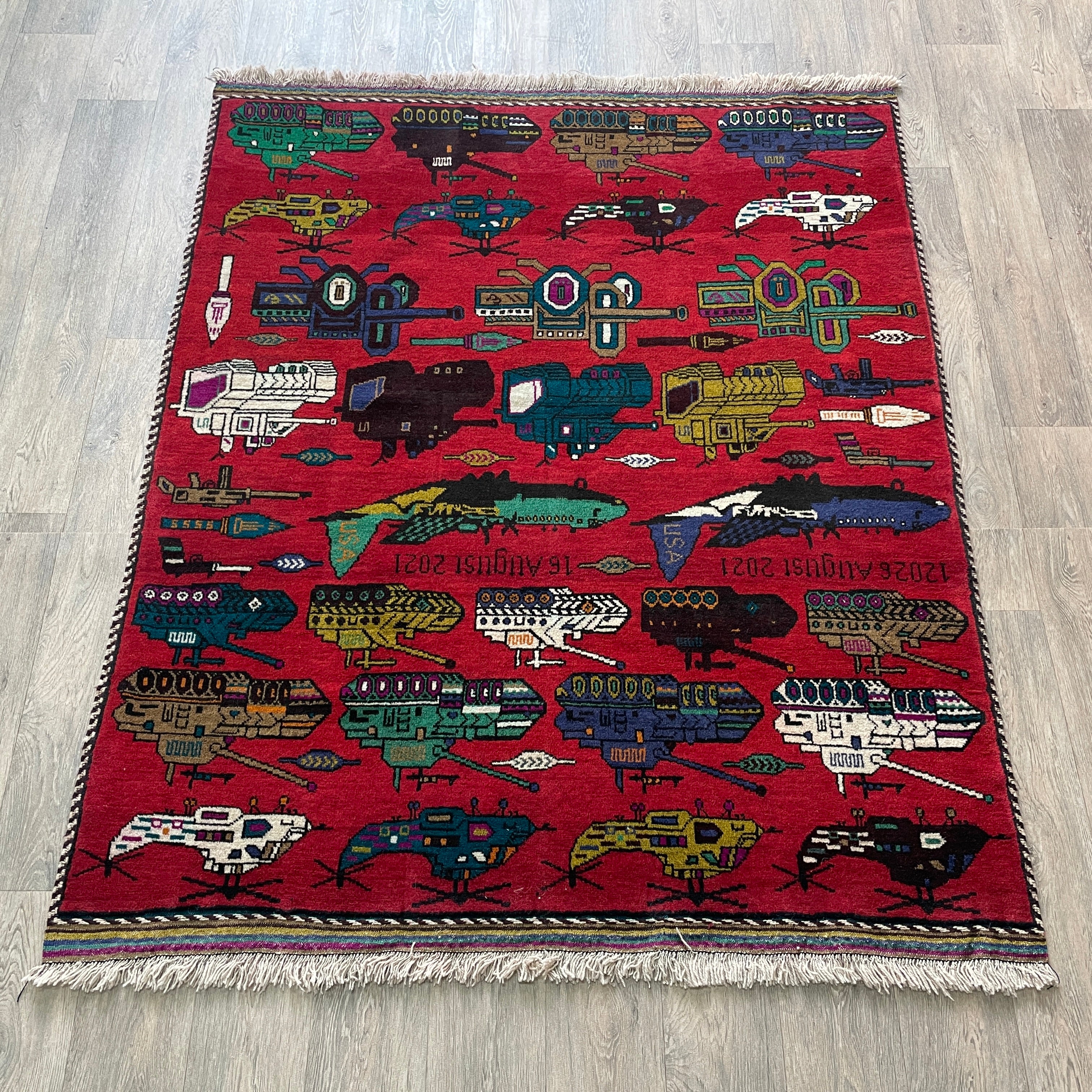 Afghan Large War Rug
