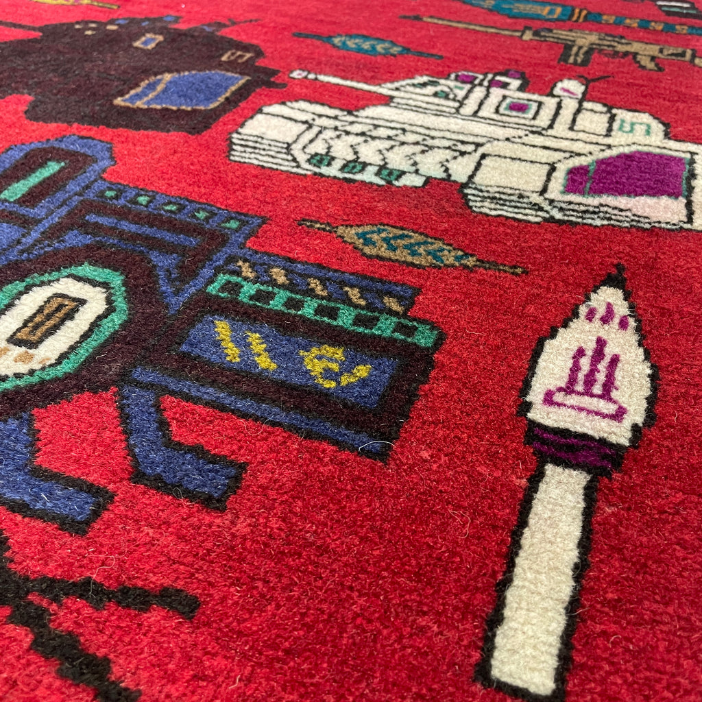 Afghan Large War Rug
