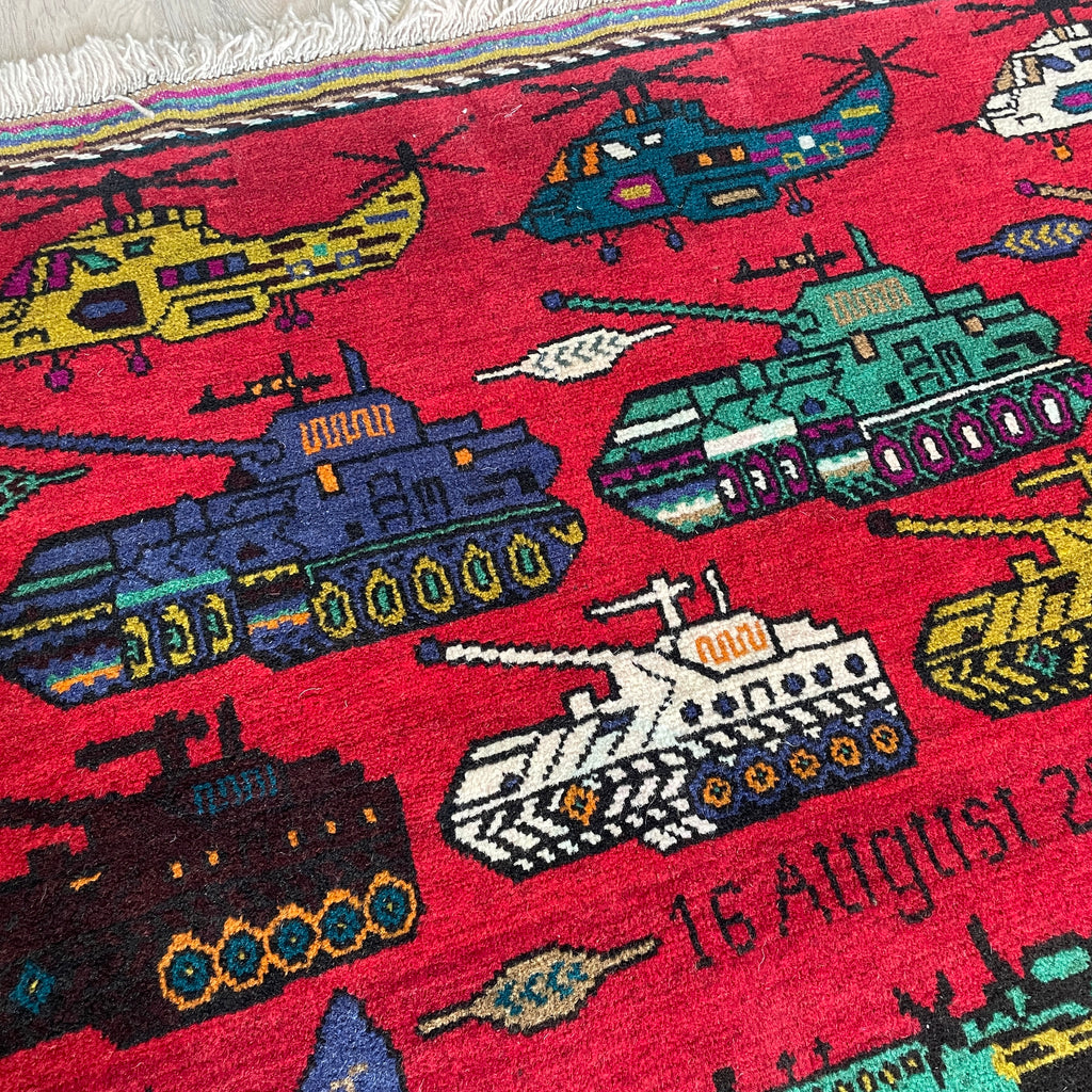 Afghan Large War Rug