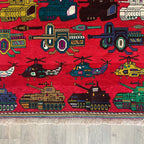 Afghan Large War Rug