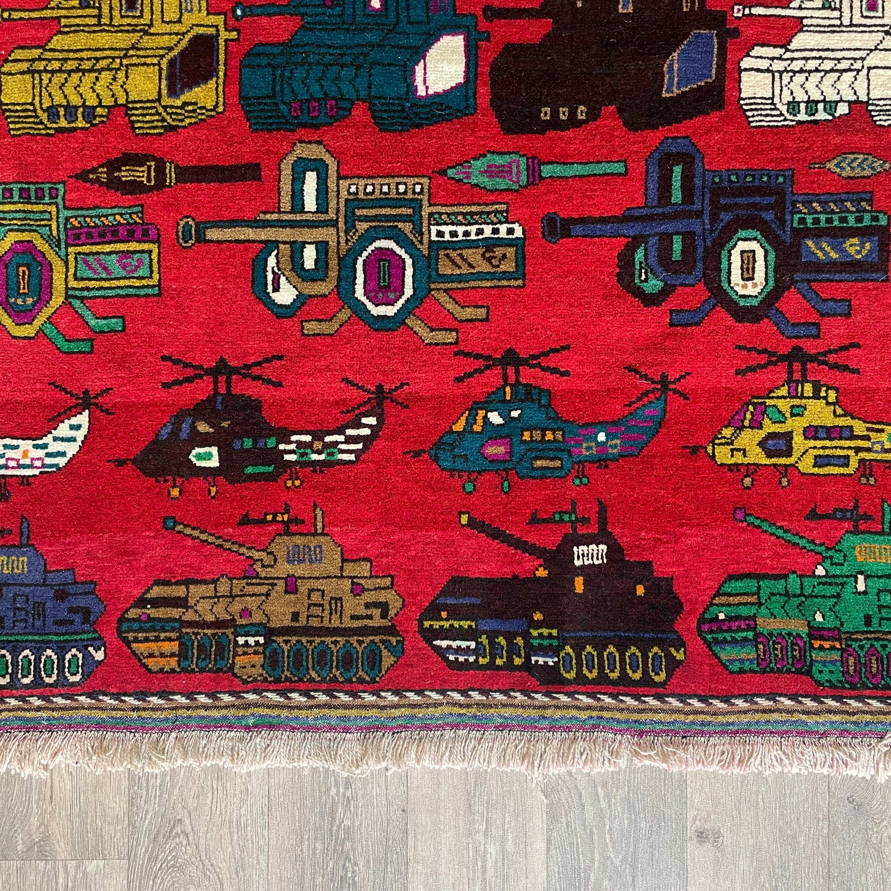 Afghan Large War Rug