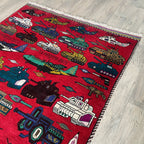 Afghan Large War Rug