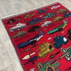 Afghan Large War Rug