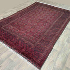 Old Afghan Kunduz Rug c. 1980