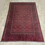 Old Afghan Kunduz Rug c. 1980