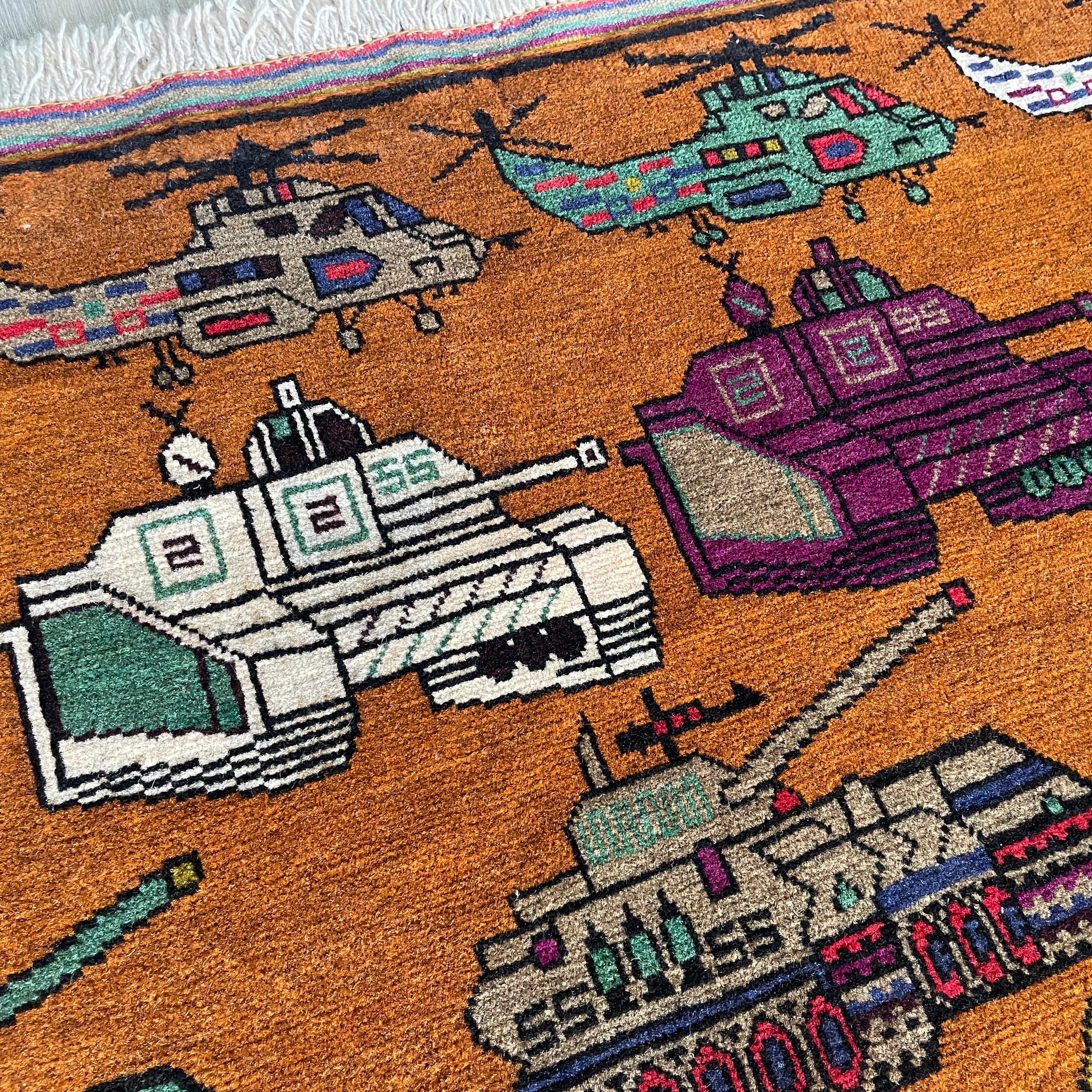 Afghan Large War Rug