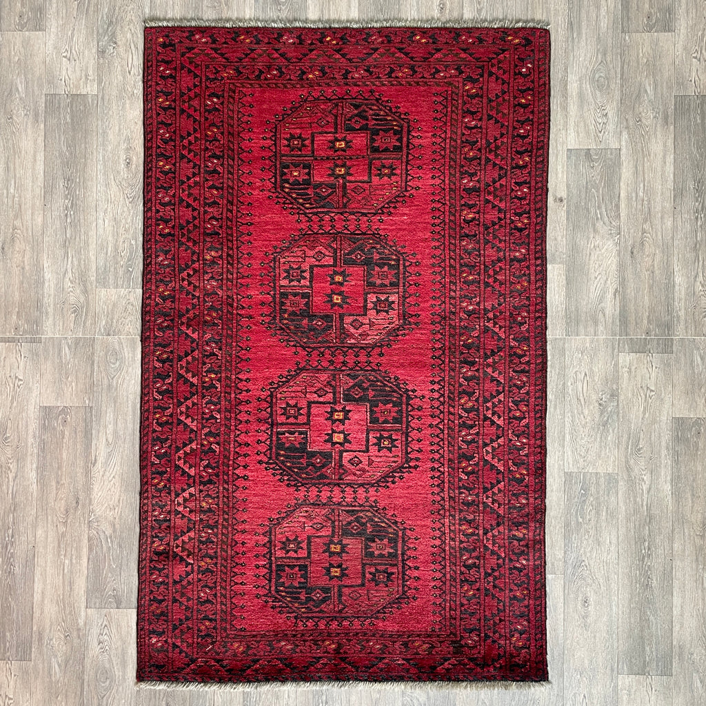 Old Afghan Ersari Rug c. 1950