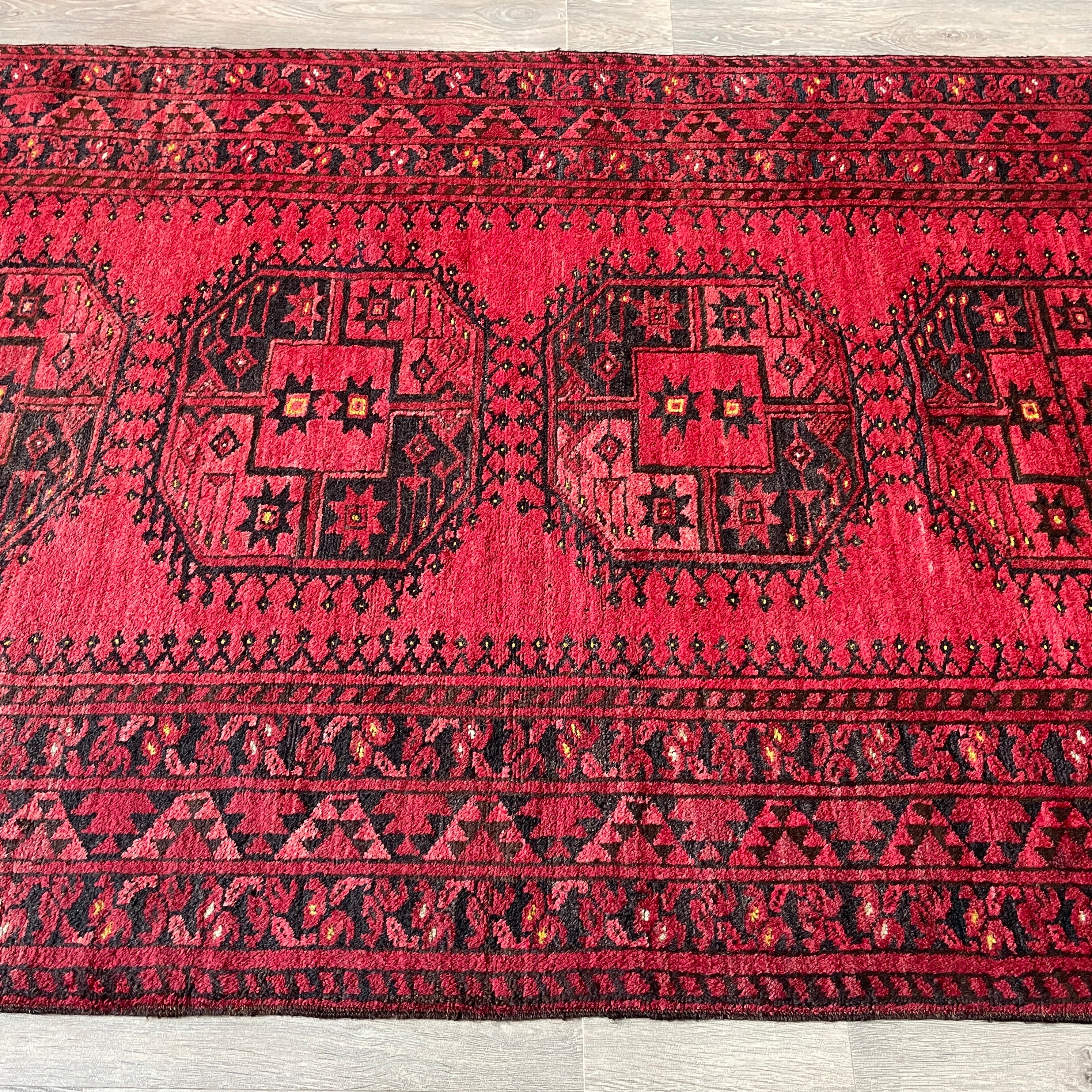 Old Afghan Ersari Rug c. 1950